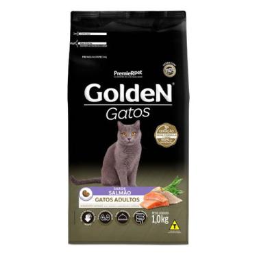 Imagem de Ração Golden Gatos Adultos sabor Salmão 1 Kg, 3024-004