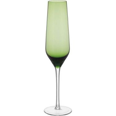 Imagem de Jogo 2 Taças Champanhe Home&co Ballet Vidro 195ml 26x7x7cm Verde - HOM