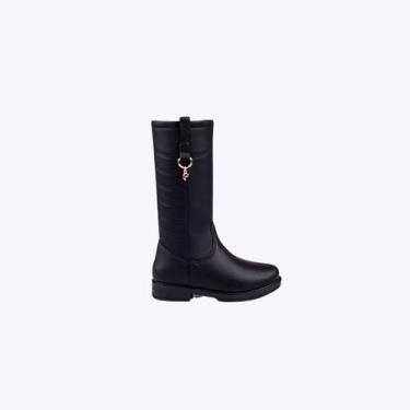 Imagem de Bota Montaria Preta Cano Longo Infantil Feminina Pampili 279122000 Pre