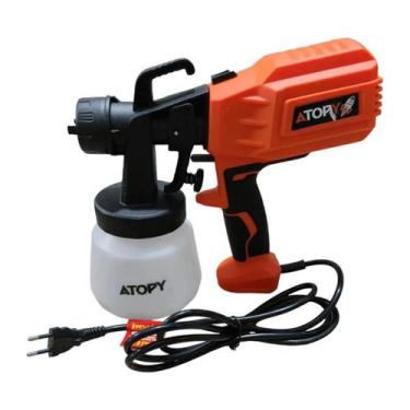 Imagem de Pistola de Pintura Elétrica 400W 220V Atopy Acabamento Profissional