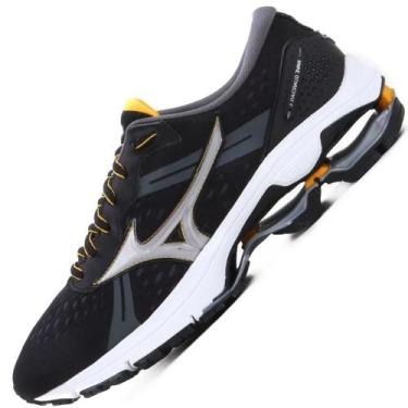 Imagem de Tênis Mizuno Wave Guardian 4 Masculino Preto, Preto, 43