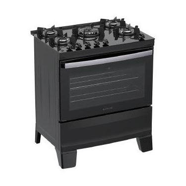 Imagem de Fogao 5B ATLAS Agile GLASS Mesa Vidro C/ACENDIMENT - 300002047, Preto,