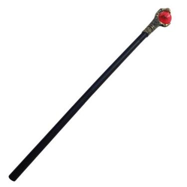 Imagem de Cajado Mago 78cm Bastão Bruxo Garra Fantasia Halloween - Genérica