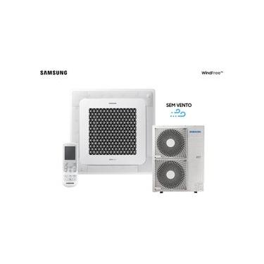 Imagem de Ar Condicionado Cassete 4 Vias Samsung Windfree 48000 Btus Quente e Frio Ac048he4dkg Inverter 220v BRANCO / 220