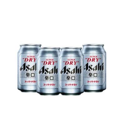 Imagem de Cerveja Asahi Super Dry 330ml - 4 Latas