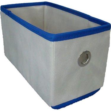 Imagem de Caixa Organizadora 14x15x28cm - com ilhós (azul)