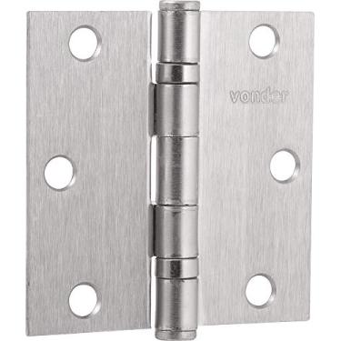 Imagem de Dobradiça Com Anel De Rolamento, Com 3 Peças Vonder Niquelada 3"