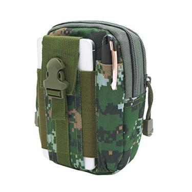 Imagem de Elonglin Masculina Bolsa de Cintura Porta Treco Celuler Carteira Pochete Tático Militar Cintura para Homens 5