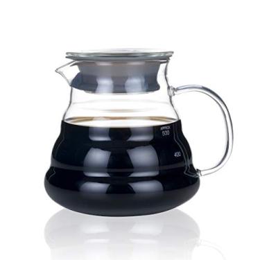 Imagem de Servidor de café de vidro borossilicato BB1008 da Blue Brew, 600 ml, transparente