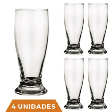 Imagem de Conjunto 4 Copo 200ml Munich Cerveja Restaurante Chop Nadir