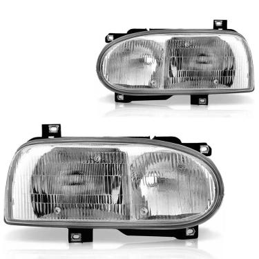 Imagem de Par Farol Golf GTI 1994 1995 1996 1997 1998 1999 Com Milha