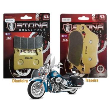 Imagem de Kit pastilha freio Stona D/T FLSTN Softail Deluxe 1690 2016