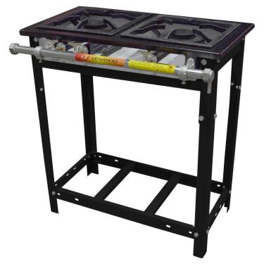 Imagem de Fogão Venâncio Extra 2 Bocas 1 Dupla com Pé E2d1p