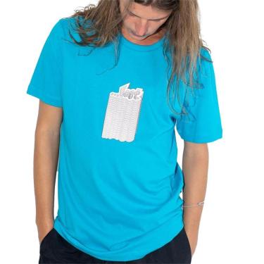 Imagem de Camiseta Lost Repeat Masculina Azul