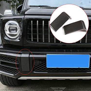 Imagem de FINMOKAL Capa de para-choque dianteiro de fibra de carbono real para Benz G Class W463 G65 G55 G63 2019-2020