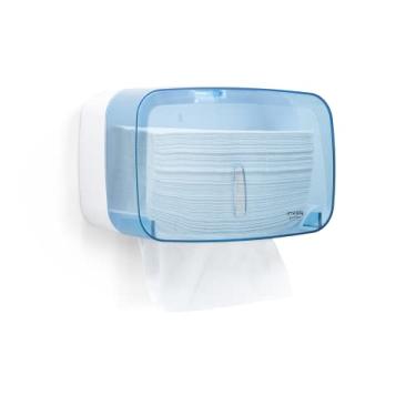 Imagem de Suporte Porta Papel Toalha Interfolhado Compacto Invoq Azul Premisse