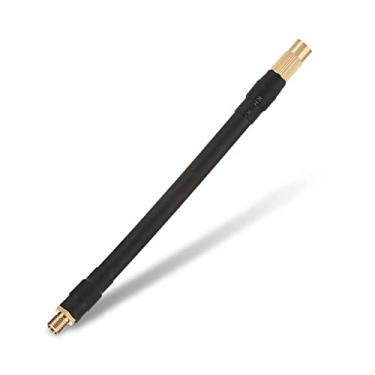 Imagem de Akozon Mangueira de extensão de inflador de pneu, mangueira de extensão de bomba de ar de 16 cm, substituição do tubo de bomba de ar para inflador elétrico bicicleta motocicleta automóvel