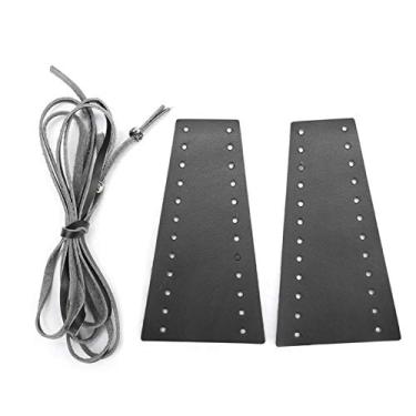 Imagem de 2 peças capa de embreagem de freio de alavanca de motocicleta couro de microfibra 15-18 mm/0,5-0,7 polegadas (preta) capas de embreagem de couro preto capas de alavanca de embreagem de motocicleta