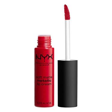Imagem de (5ml, Monte Carlo) - NYX PROFESSIONAL MAKEUP Soft Matte Metallic Lip Cream, Monte Carlo, 5ml
