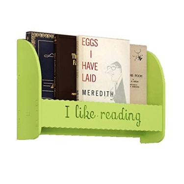 Imagem de KIZQYN Estante de livros montada na parede Prateleiras de parede multiuso para armazenamento de CD DVD de livro e estante de exibição (cor: branco, tamanho: 60cm)