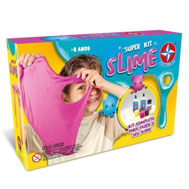 Imagem de Brinquedo Conjunto De Artes Super Kit Slime Infantil Estrela