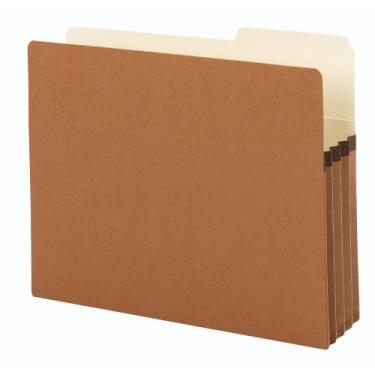 Imagem de Smead Bolso De Arquivo, Guia De 2/5-Corte Posição Direita, Altura De Guia, 3-1/2" Expansão, Tamanho, 25 Por Caixa (73088) Redrope Carta