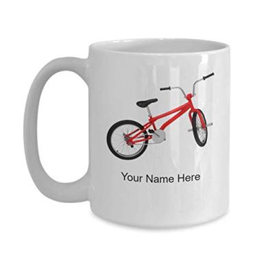 Imagem de Caneca de bicicleta personalizada - ideia de presente de bicicleta - copo de bicicleta personalizado - caneca de bicicleta personalizada - caneca de café de 425 g