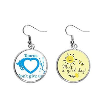 Imagem de Motivation Constellation Love Taurus Brinco de flor de sol Joias Fashion