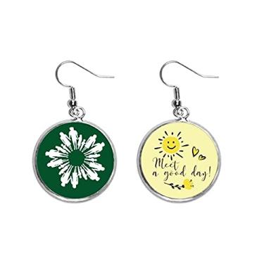 Imagem de Brincos em torno da mão Faly Unity Art Deco Presente Fashion Ear Drop Sun Flower Jewelry Fashion