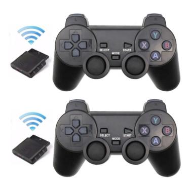 Imagem de 2 Controles Manete Sem Fio Playstation 2 Ps2 Playstation 1