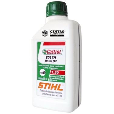 Imagem de Óleo 2 Tempos Castrol Stihl de 500ml Ideal Para Motosserras, Roçadeiras, Motobombas e Cortadores de Concreto