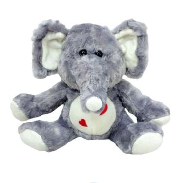 Imagem de Elefante De Pelúcia 20 C M Altura Sentado - Fizzy Toys