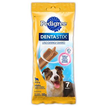 Imagem de Petisco Pedigree Dentastix Cuidado Oral Para Cães Adultos Raças Médias, 7 Unidades