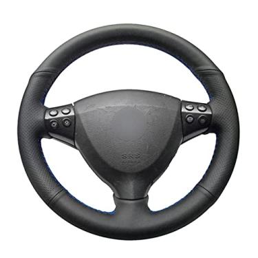 Imagem de Capa de volante de carro confortável e antiderrapante costurada à mão preta, adequada para Mercedes Benz A Classe W169 2004 a 2012