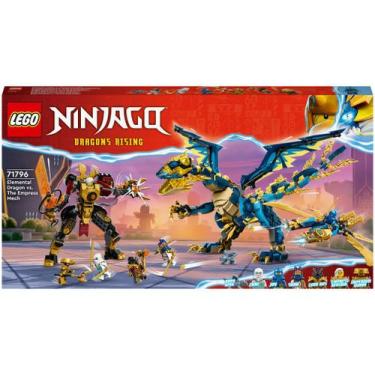 Imagem de Lego Ninjago Dragão Elementar Vs O Robô Da  - Imperatriz 1038 Peças 71