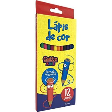 Imagem de Lápis de Cor kids 12 Cores Com 6 - Gatte