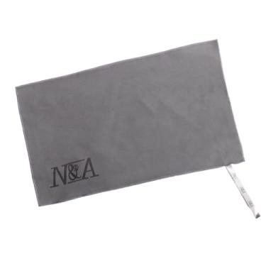 Imagem de Dynwave Limpador de toalha para taco de bilhar, manutenção durável, eixo de sinuca, limpeza de pano para taco de bilhar, para viagens, torneios, clubes, festa, cinza