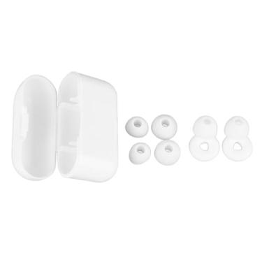 Imagem de Tampões para Os Ouvidos, 3 Pares de Tampões para Os Ouvidos Confortáveis ​​de Silicone para Dormir Protetores Auditivos Reutilizáveis ​​Tampões para Os Ouvidos para Dormir e