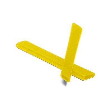 Imagem de ToughAsNails Meias de substituição amarelas para óculos de sol Oakley Jawbone/Jaqueta de corrida/jaqueta dividida