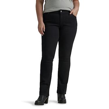 Imagem de Lee Calça jeans feminina plus size Legendary Mid Rise Bootcut, Preto, 25 Plus Size