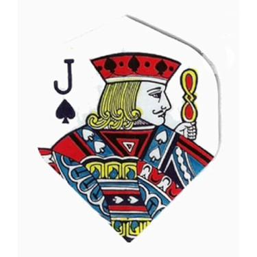 Imagem de US Darts - 5 conjuntos (15 voos) AKQJ Spades Standard Dart Flight
