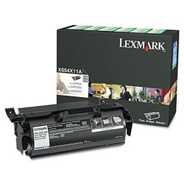 Imagem de Lexmark Cartucho de toner preto com programa de retorno de rendimento extra alto X654X11A
