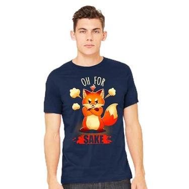 Imagem de TeeFury - Oh for Fox Sake - Camiseta masculina animal, raposa, Verde, 5G
