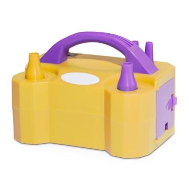 Imagem de Bomba Elétrica Inflador Encher Balões Bexigas 127v, Alira Home (Amarelo)