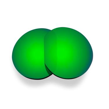 Imagem de Littlebird4 Lentes polarizadas de substituição de 1,5 mm para óculos de sol Oakley Clifden OO9440 - MultiOptions (verde espelhado)