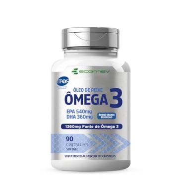 Imagem de Fish Oil Omega 3 1360mg EPA DHA Selo Ifos (Cert. Internacional Pureza) 90Cáp