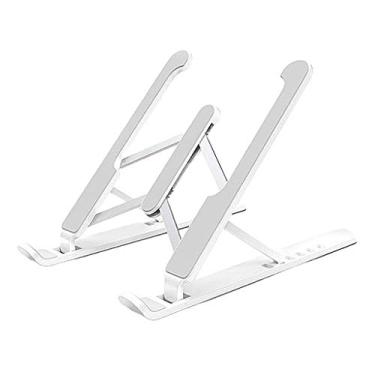 Imagem de P1 Pro Suporte Dobrável Portátil Ajustável Para Montagem Em Notebook Suporte De Para Laptop - Branco