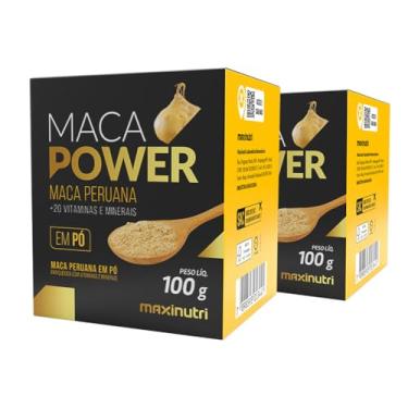 Imagem de Kit 2 Maca Peruana Power em Pó Enriquecida com Vitaminas e Minerais 100g Chikweb