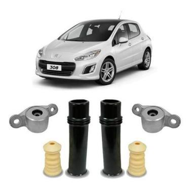Imagem de Par Kit Do Amortecedor Traseiro Peugeot 308 2012 2013 2014 - Qualykits