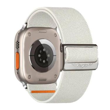 Imagem de Pulseira Nylon Solo Montanha Compatível com Apple Watch - Baú do Vikin